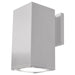 Bayside (s) Outdoor Square Cylinder Wall Fixture in Satin Finish