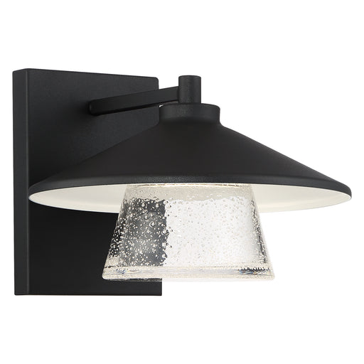 Silo Marine Grade Outdoor Dimmable Wall Sconce in Black Finish