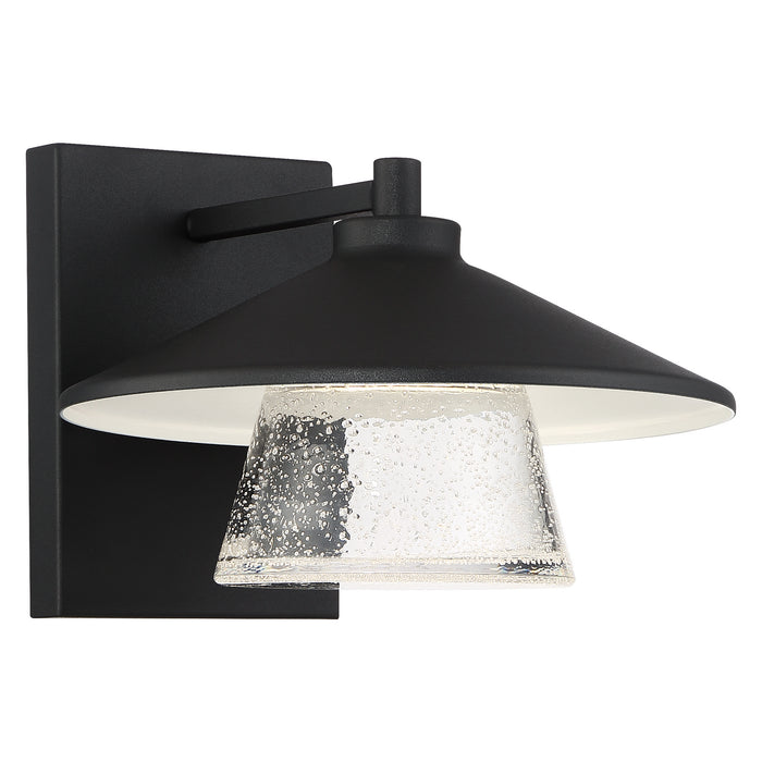 Silo Marine Grade Outdoor Dimmable Wall Sconce in Black Finish