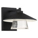 Silo Marine Grade Outdoor Dimmable Wall Sconce in Black Finish