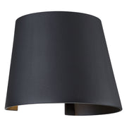 Cone Marine Grade Adjustable Wet Location LED Wallwasher in Black Finish