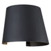 Cone Marine Grade LED Wallwasher in Black Finish - Lamps Expo