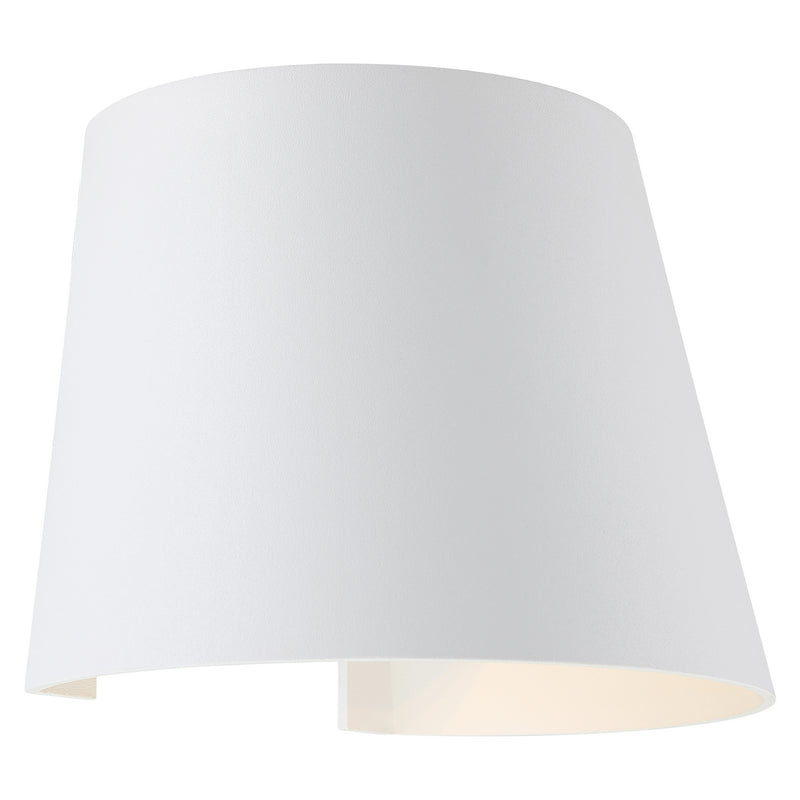 Cone Marine Grade Adjustable Wet Location LED Wallwasher in White Finish