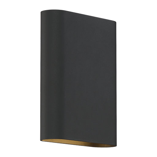 Lux 120-277v Dimmable Bi-Directional LED Wall Sconce in Black Finish