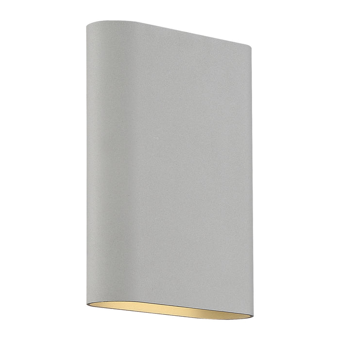Lux 120-277v Dimmable Bi-Directional LED Wall Sconce in Satin Finish