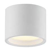Reel 120-277v Dimmable LED Flush Mount in White Finish