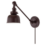 Soho 1-Light Double Swivel M2 Wall Sconce in Oil Rubbed Bronze