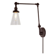 Soho 1-Light Triple Swivel Barclay Wall Sconce in Oil Rubbed Bronze