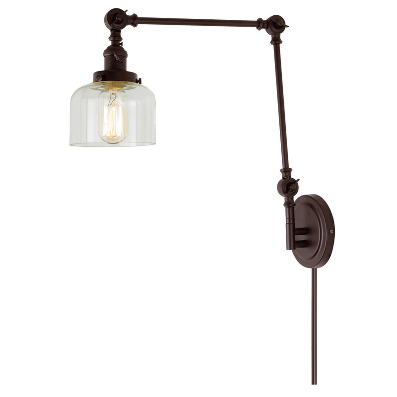 Soho 1-Light Triple Swivel Shyra Wall Sconce in Oil Rubbed Bronze