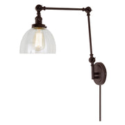 Soho 1-Light Triple Swivel Madison Wall Sconce in Oil Rubbed Bronze