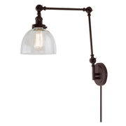 Soho 1-Light Triple Swivel Madison Wall Sconce in Oil Rubbed Bronze