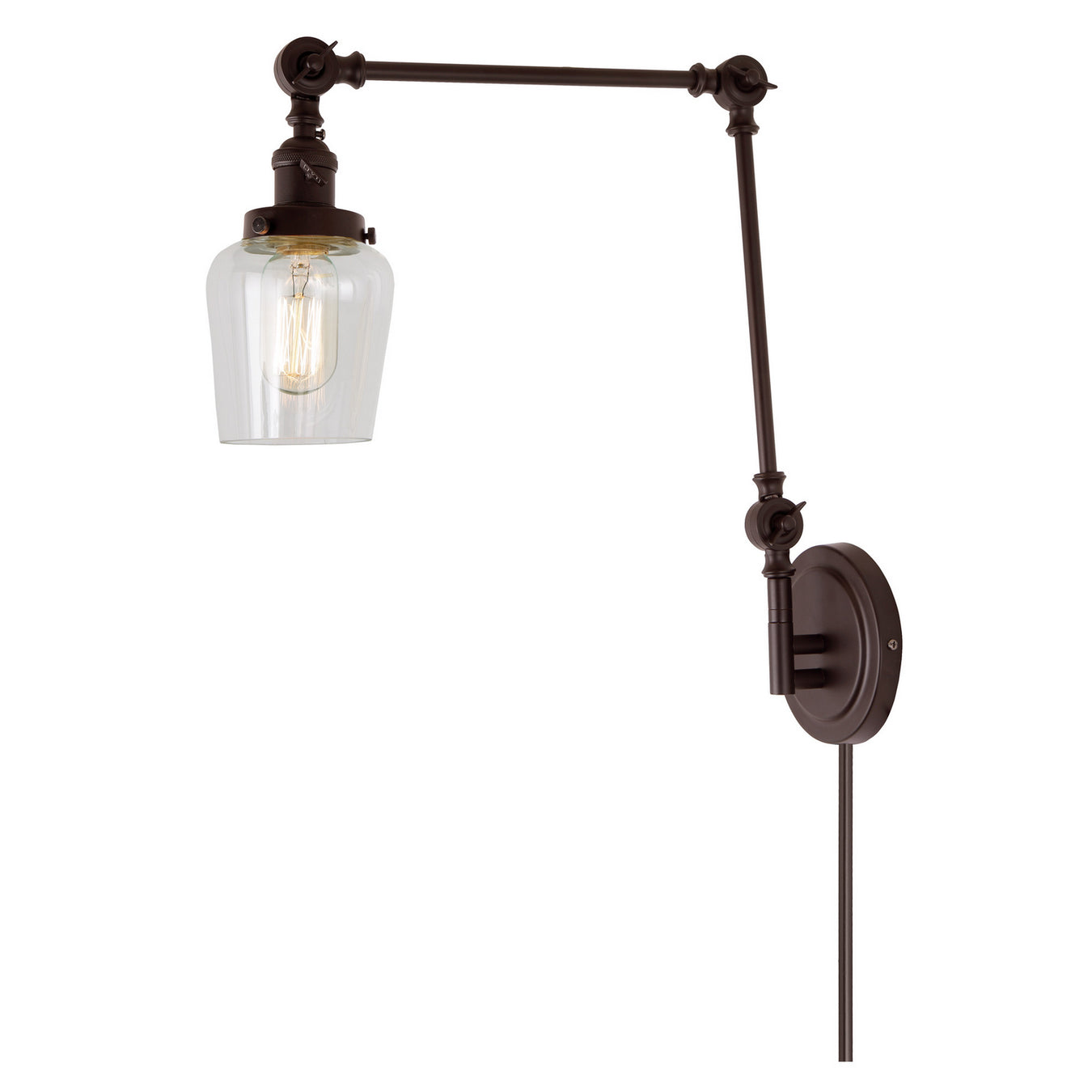 Soho 1-Light Triple Swivel Liberty Wall Sconce in Oil Rubbed Bronze