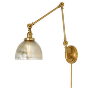 Soho 1-Light Triple Swivel Madison Wall Sconce in Satin Brass