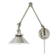 Soho 1-Light Triple Swivel M3 Wall Sconce in Polished Nickel