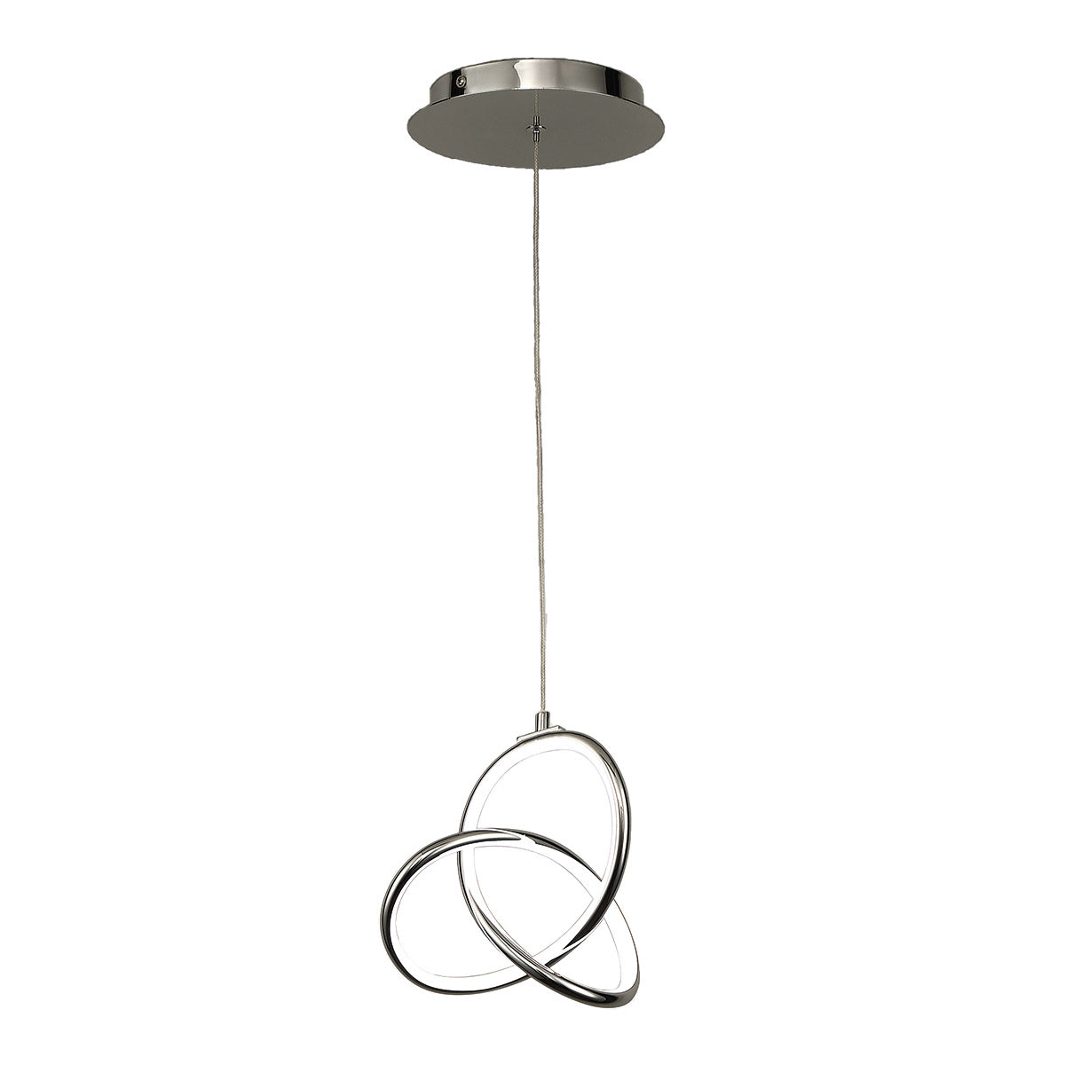 Vornado LED Pendant in Chrome - Lamps Expo