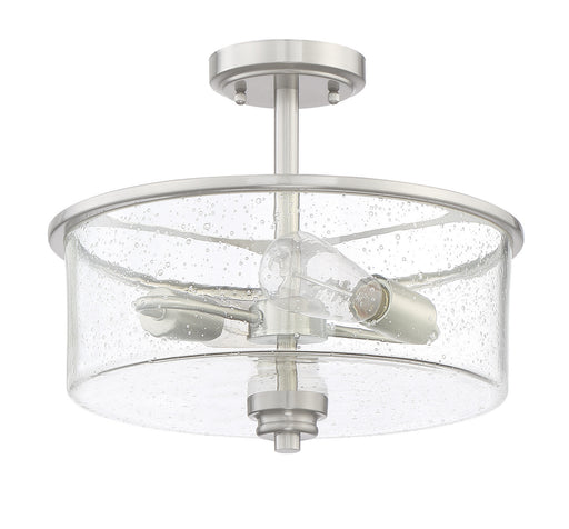 Bolden Two Light Convertible Semi Flush in Brushed Polished Nickel