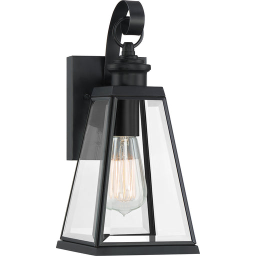 Paxton 1-Light Outdoor Lantern in Matte Black