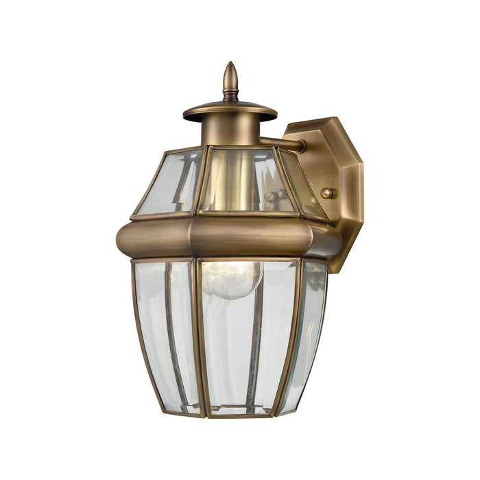 Ashford 1-Light Coach Lantern in Antique Brass
