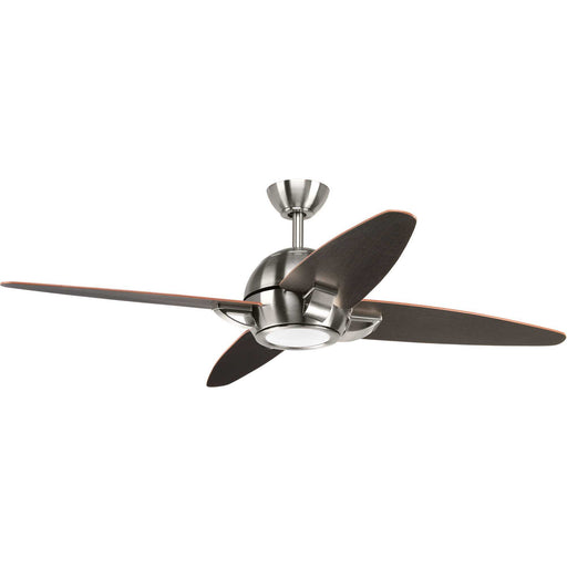 Soar 54" 4-Blade Fan w/ LED Light in Brushed Nickel