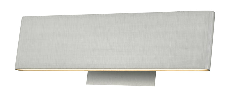 Slim Up-Down Light 12" LED Vanity Light in Brushed Aluminum - Lamps Expo