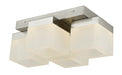 Cubic 4-Light Wall Or Ceiling Fixture in Brushed Nickel - Lamps Expo