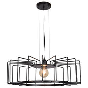 Wired 1-Light Horizontal Cage Pendant - Lamps Expo