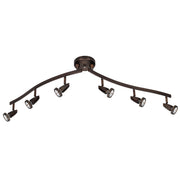 Mirage 6-Light Semi-Flush with Articulating Arms - Lamps Expo