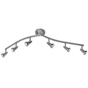 Mirage 6-Light Semi-Flush with Articulating Arms - Lamps Expo
