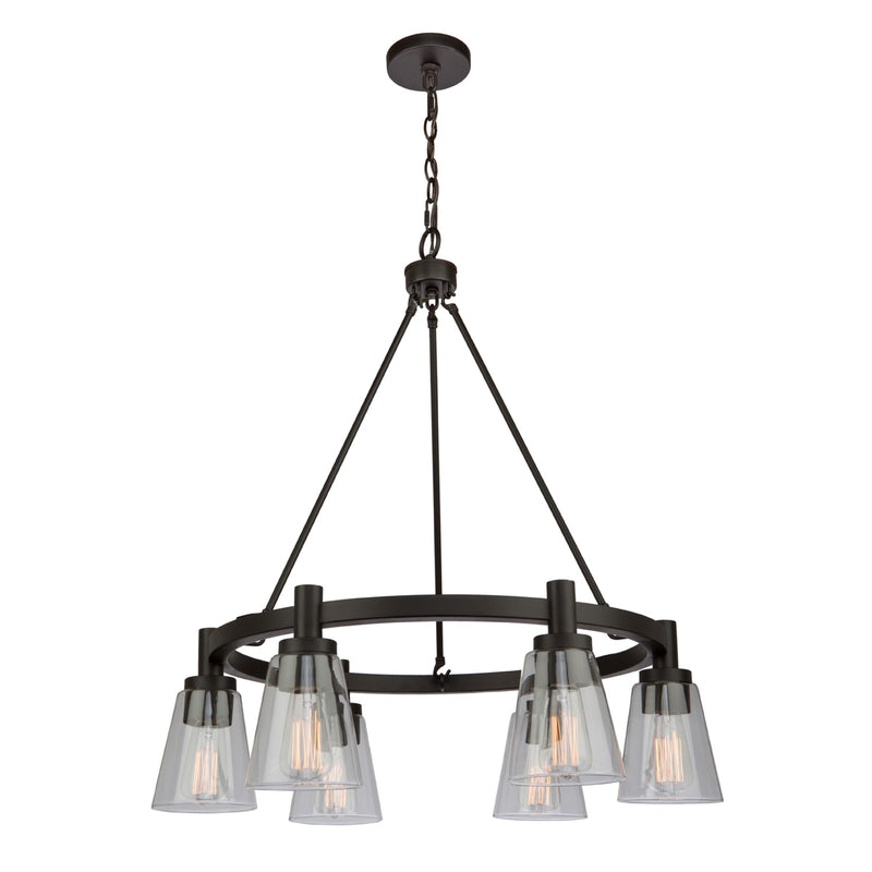 Clarence 6-Light Chandelier - Lamps Expo
