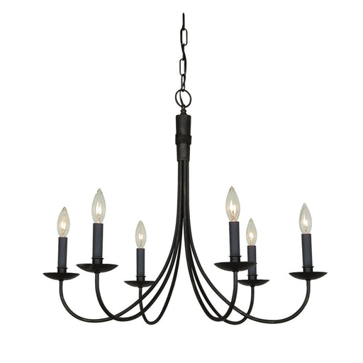 Wrought Iron Chandelier - Lamps Expo