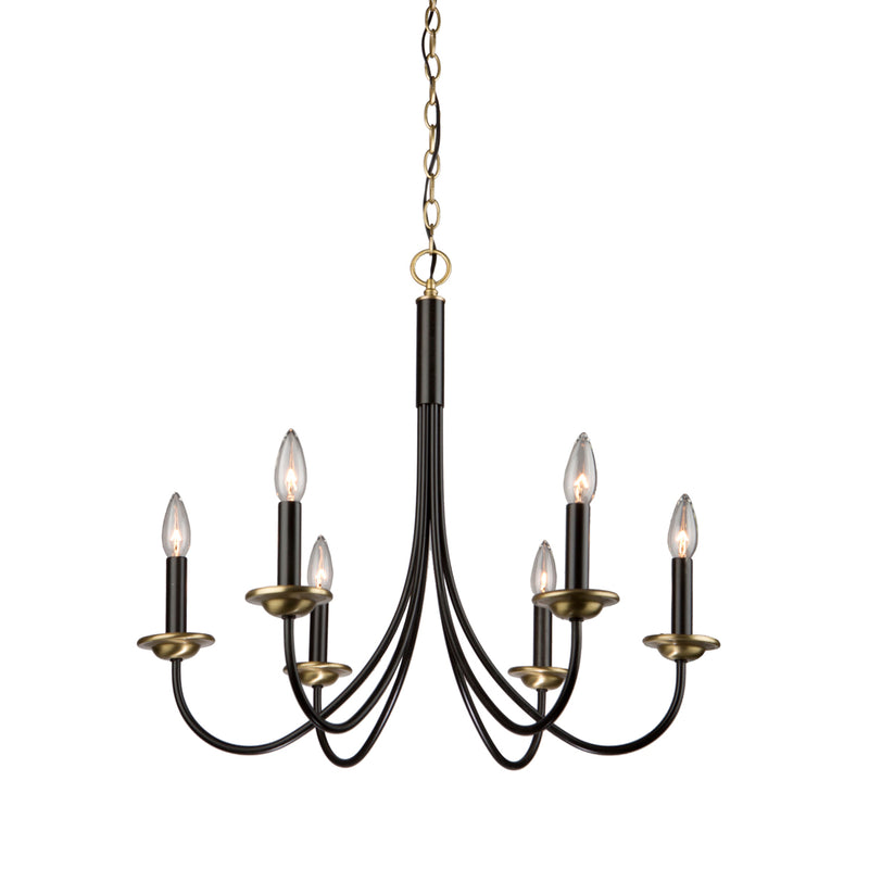 Wrought Iron Chandelier - Lamps Expo