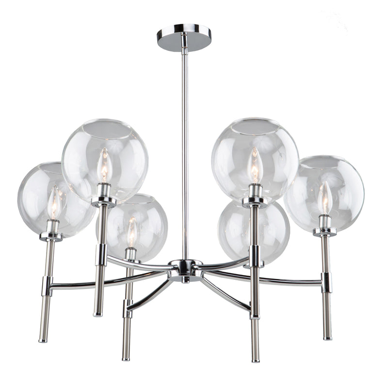 Hamilton 6-Light Chandelier - Lamps Expo