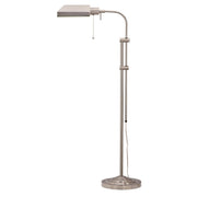 Pharmacy 1-Light Floor Lamp in Brushed Steel - Lamps Expo