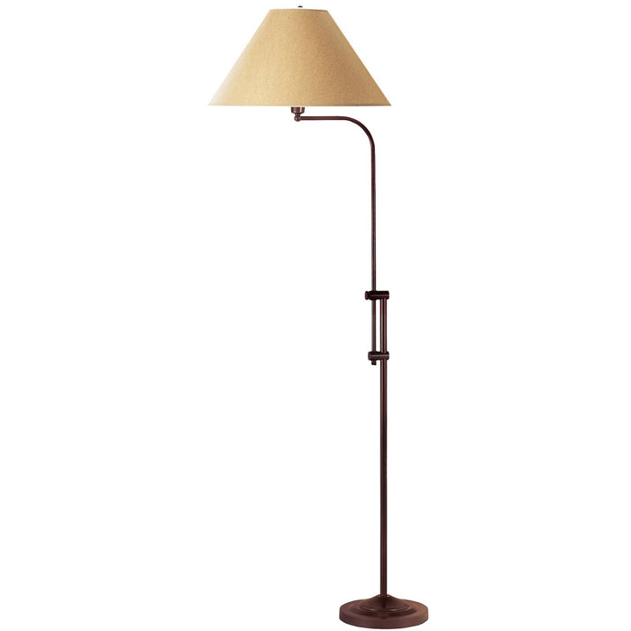 Floor 1-Light Floor Lamp in Rust - Lamps Expo