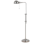 Croby 1-Light Floor Lamp in Brushed Steel - Lamps Expo
