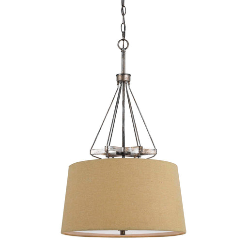 Uni-Pack 3-Light Pendant in Textured Steel - Lamps Expo