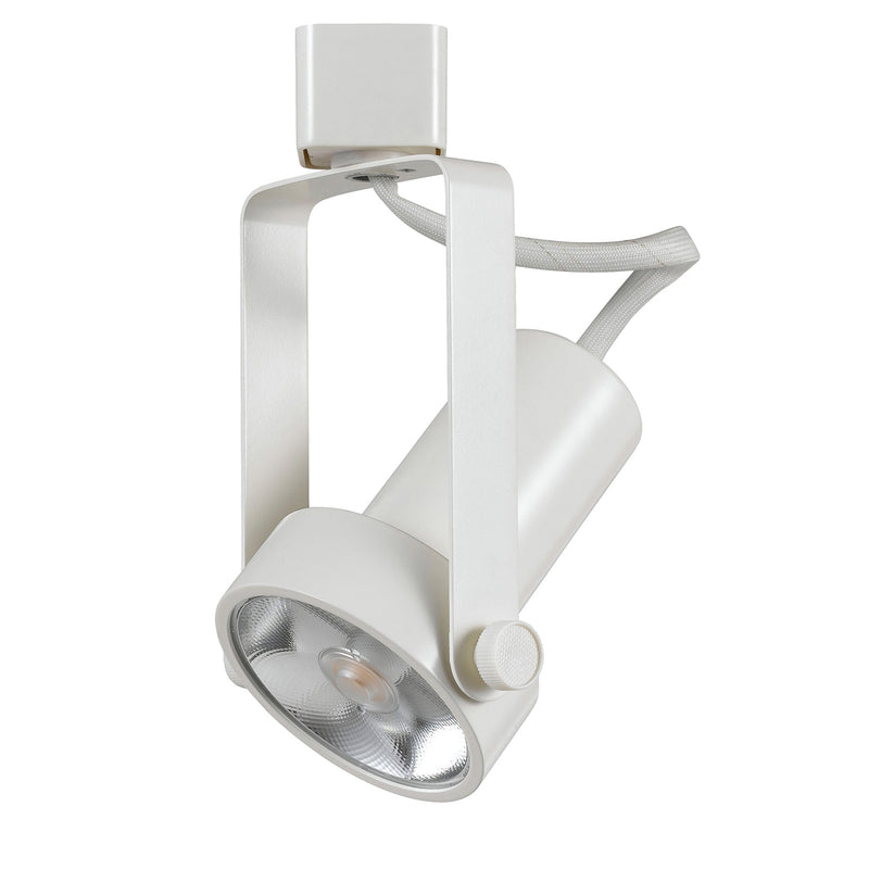 7" Height Metal Track Head in White - Lamps Expo