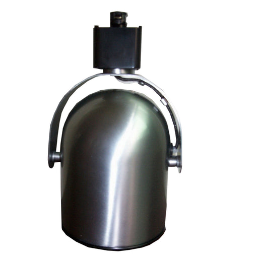 Low Voltage Track Head in Brushed Steel - Lamps Expo