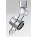 Low Voltage Track Head in Brushed Steel - Lamps Expo
