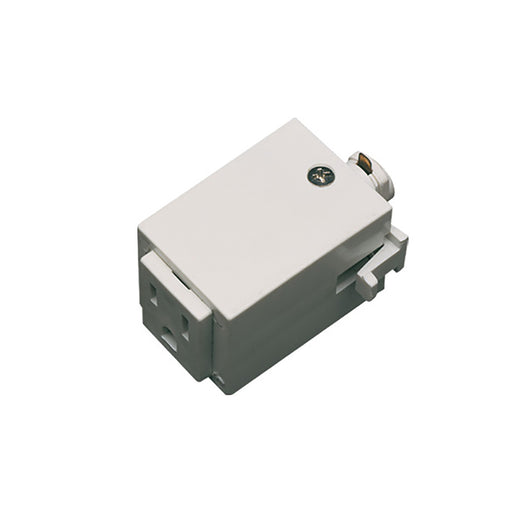 Cal Track Outlet Adaptor (3 Wires) in White - Lamps Expo