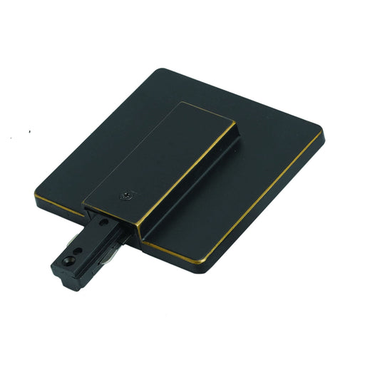 Cal Track Live End with Outlet Cover in Dark Bronze - Lamps Expo