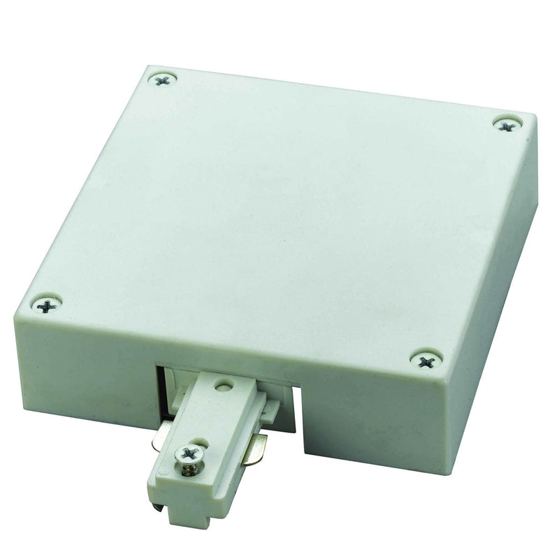 Cal Track T-Bar Mount Live End Feed in White - Lamps Expo