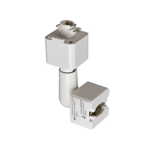 Cal Track Slope Ceiling Line Voltage Adopter in White - Lamps Expo