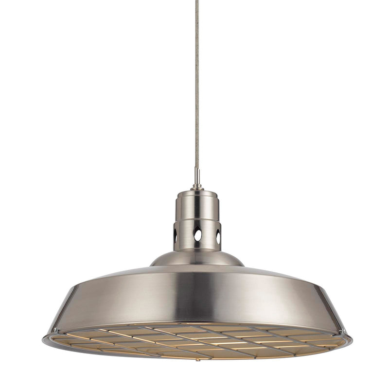 150W Danberry Metal Pendant in Rust - Lamps Expo