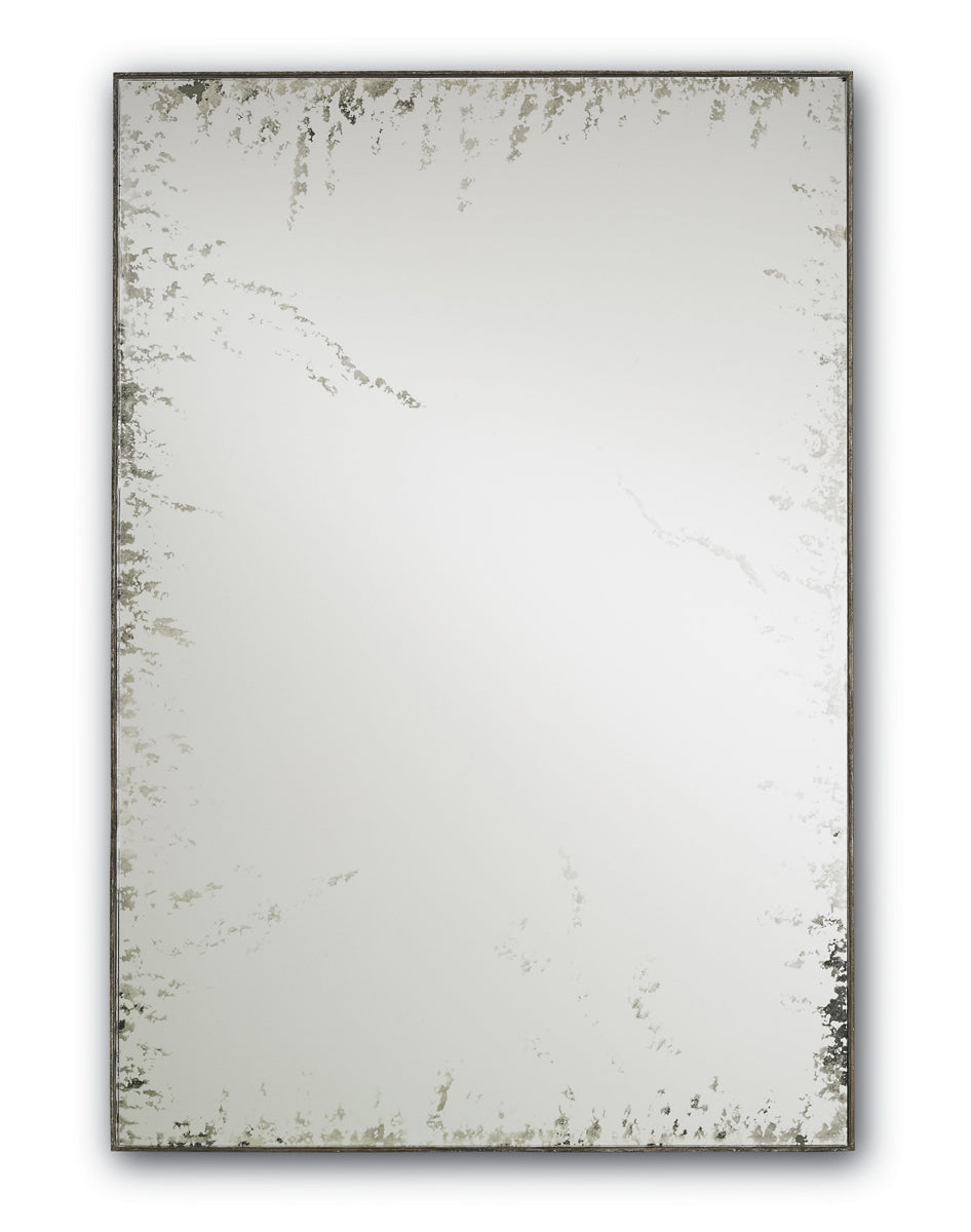 Rene Mirror in Pyrite Bronze & Antique Mirror - Lamps Expo