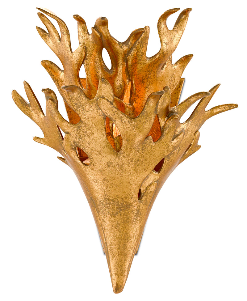 Formby 1-Light Wall Sconce in Gold Leaf - Lamps Expo