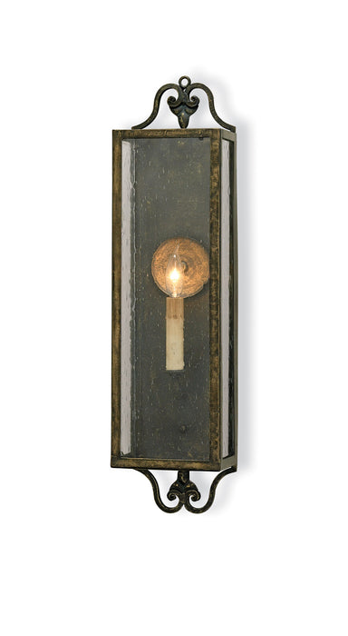 Wolverton 1-Light Wall Sconce in Bronze Verdigris - Lamps Expo