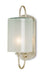 Glacier 1-Light Wall Sconce in Silver Leaf - Lamps Expo