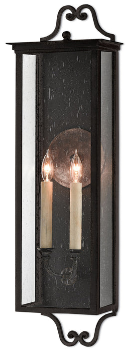 Giatti 2-Light Outdoor Wall Sconce in Midnight - Lamps Expo