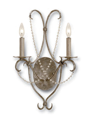 Crystal 2-Light Wall Sconce - Lamps Expo